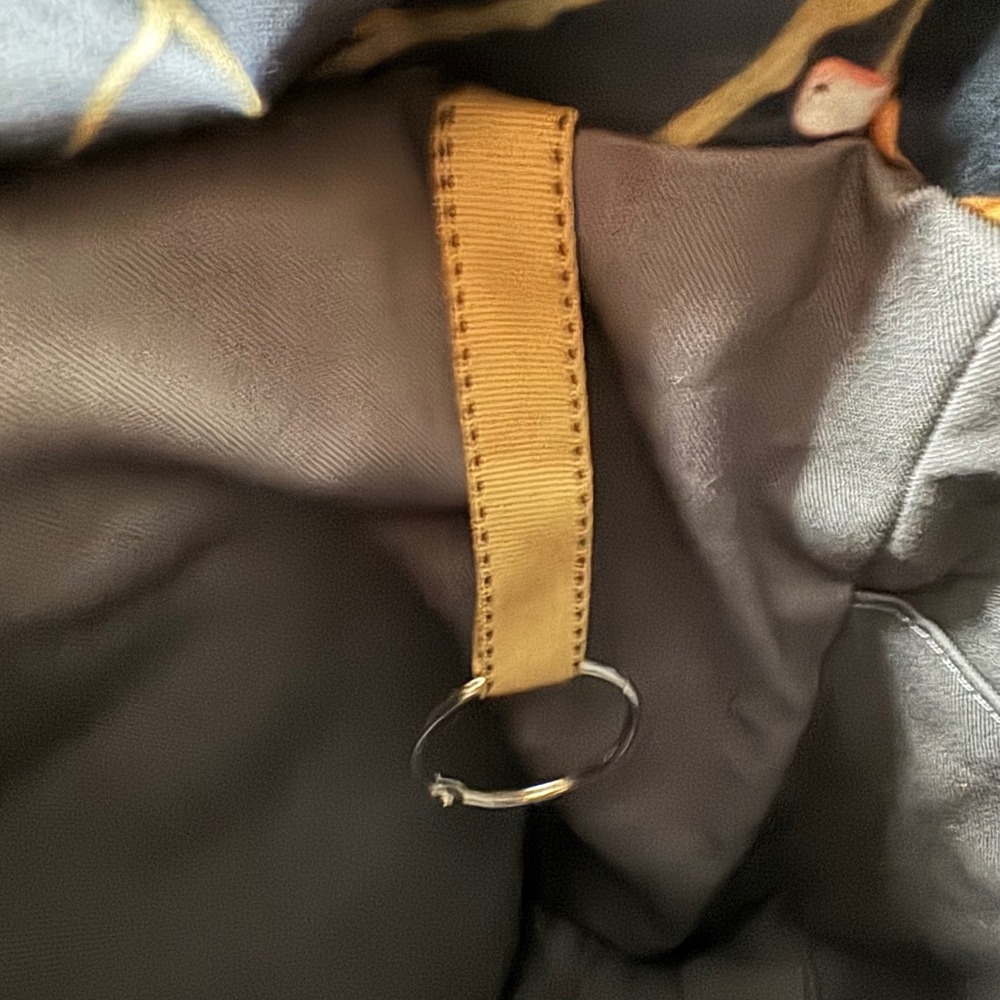 Waxed Canvas and Leather Tote Bag Cute Birds In Tree Cottage Core Reusable - Picture 10 of 10